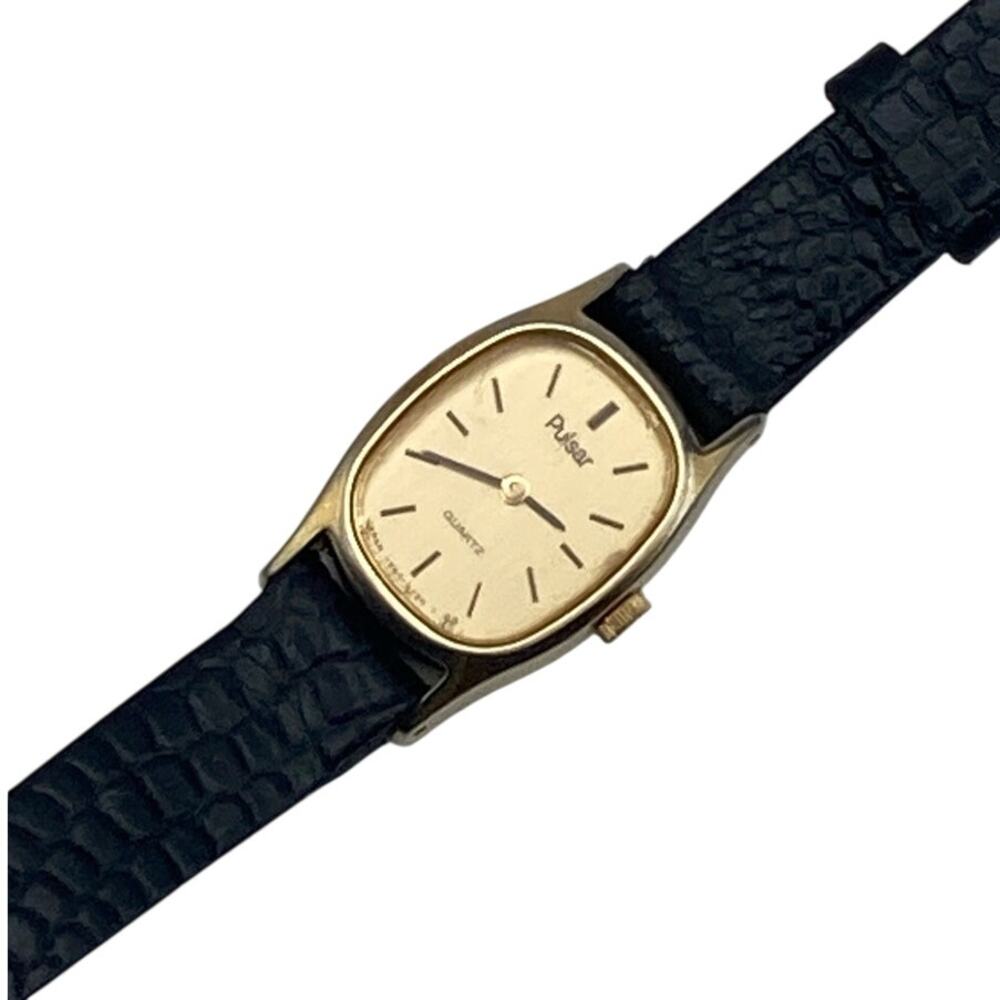 VTG Pulsar Y580-5379 Women's Petite Dress Watch 16mm - New Battery Adjustable